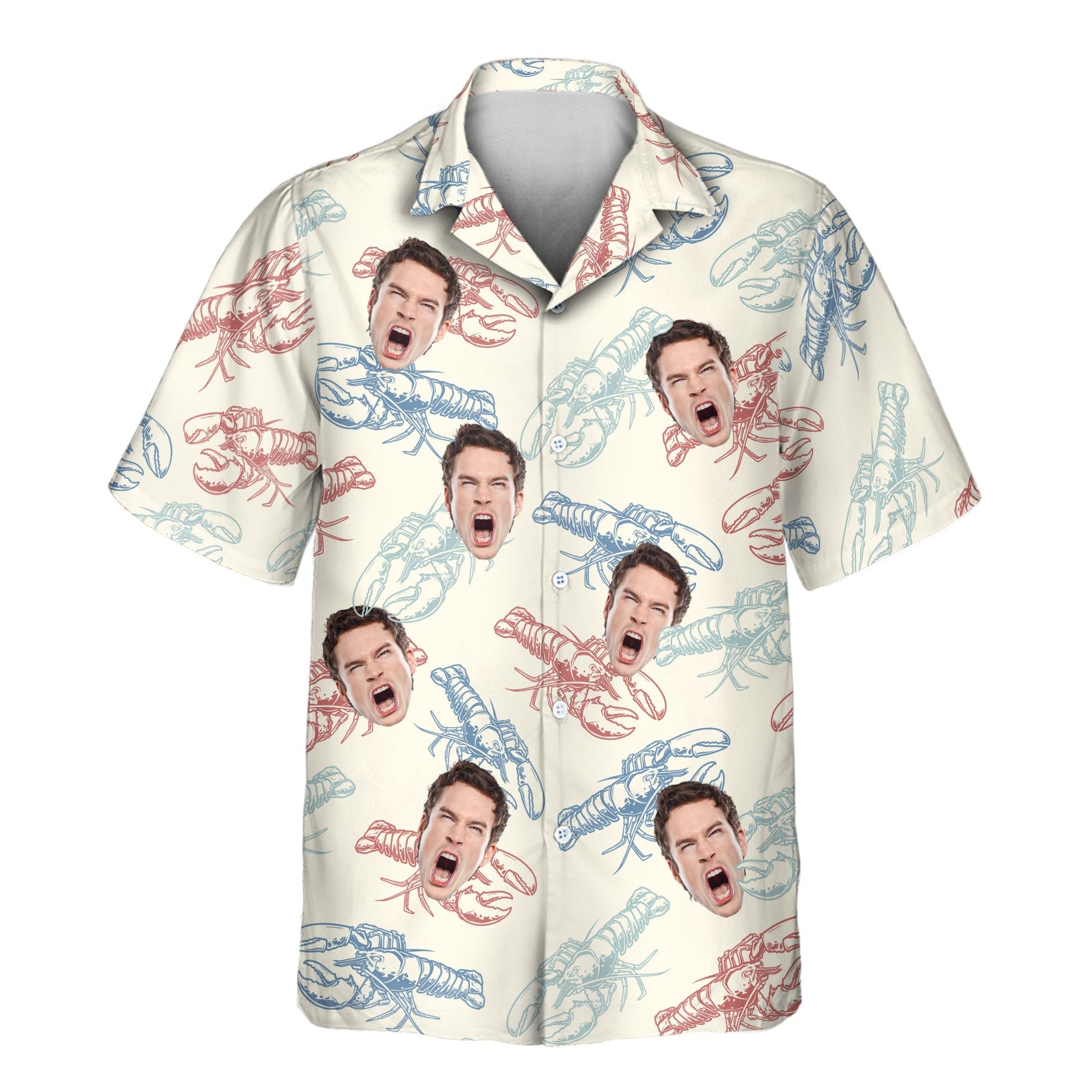 Lobster Fest | Aloha Custom Hawaiian Shirts with Faces or Logos