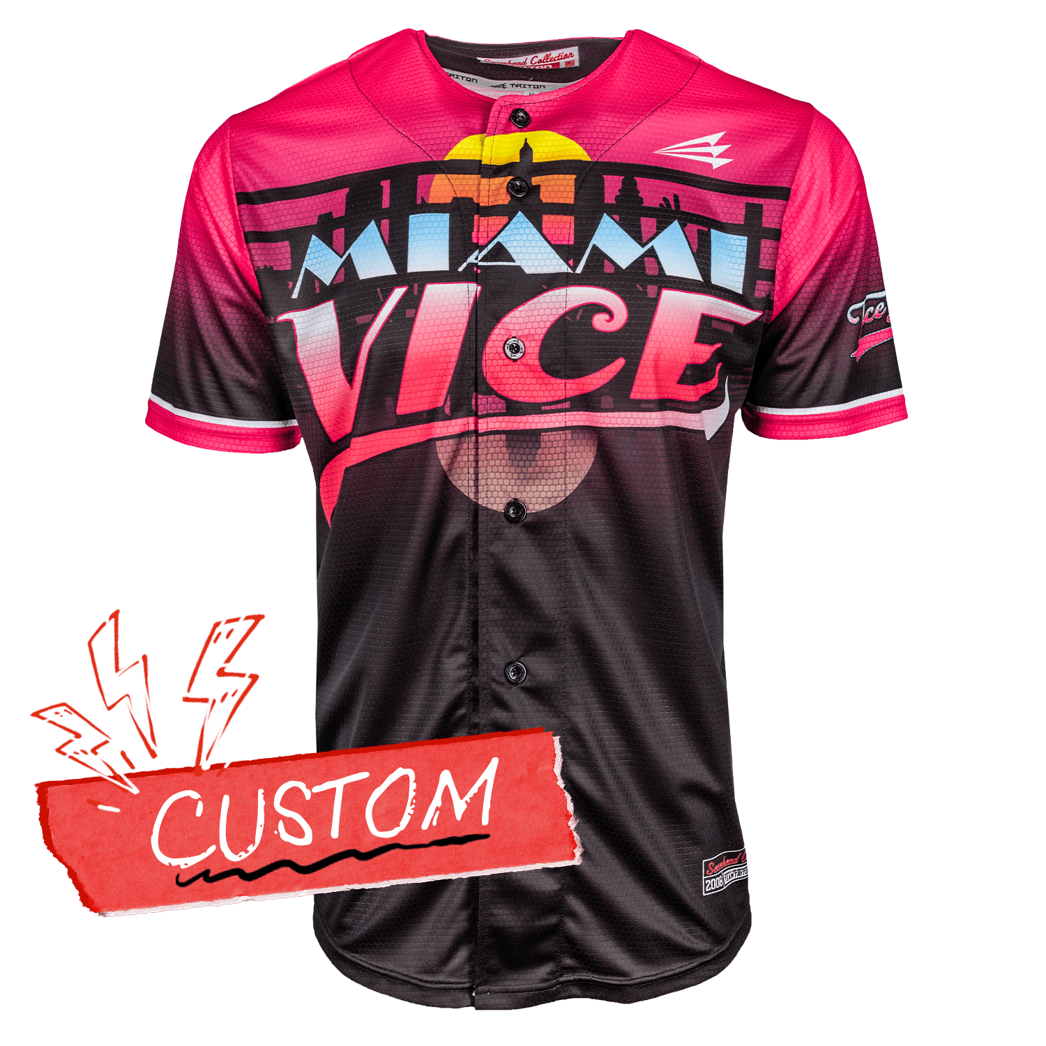 Miami Vice Lifestyle Baseball Jersey *CUSTOM*