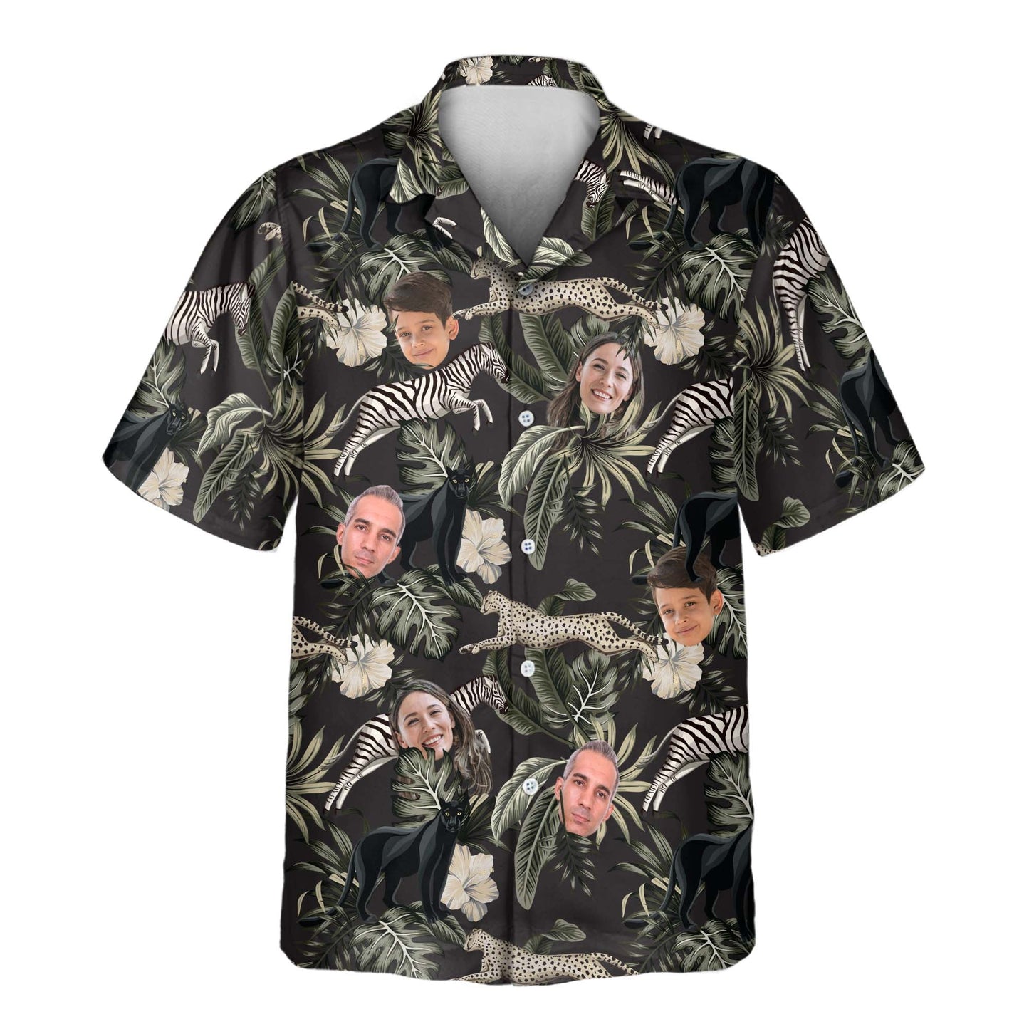 Running Wildlife Animal | Aloha Custom Hawaiian Shirts with Faces or Logos