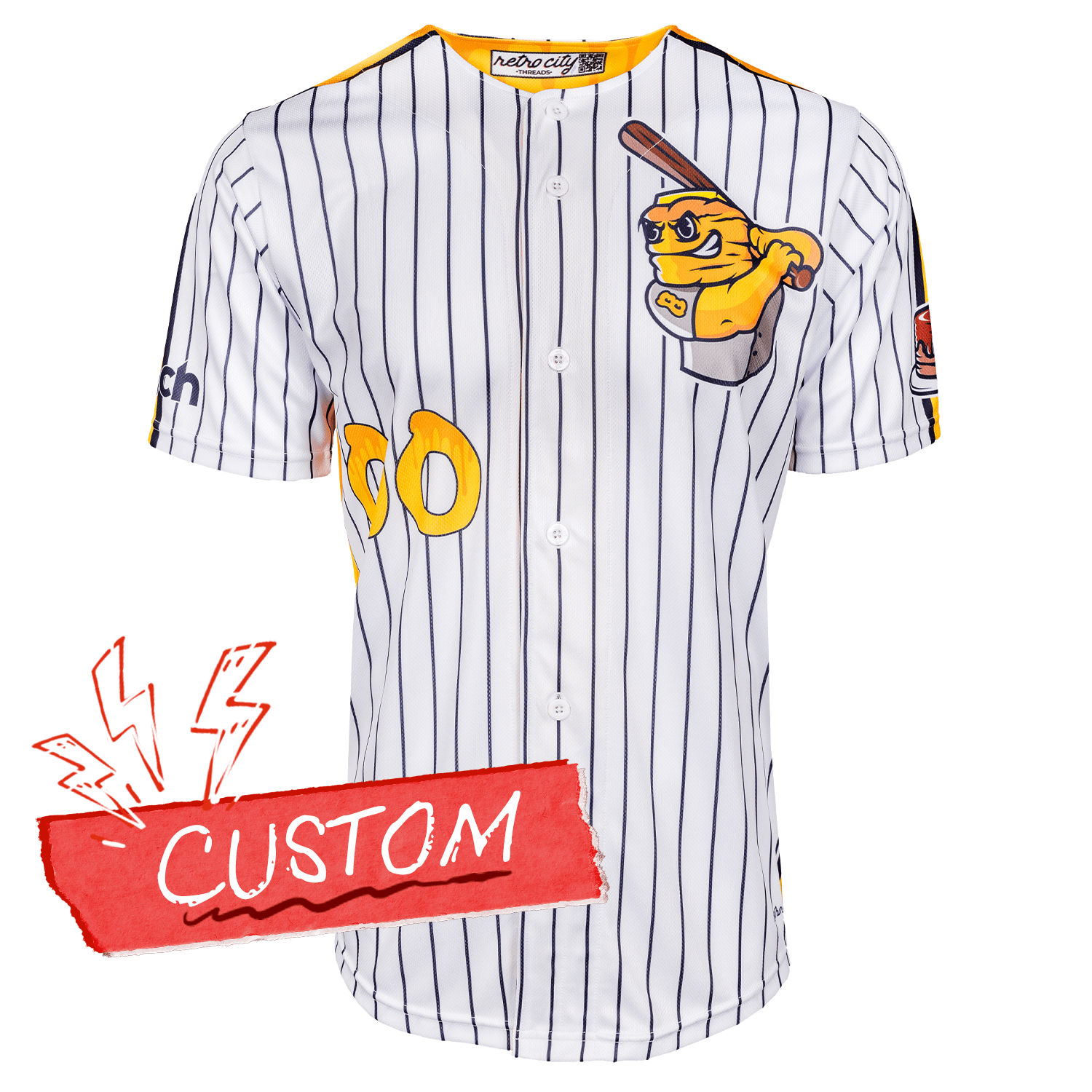 San Diego Brunch Seamhead Baseball League Jersey (Home) *CUSTOM*