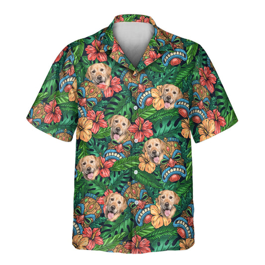 Tiki Paradise Warrior | Aloha Custom Hawaiian Shirts with Faces or Logos