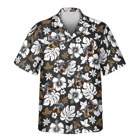 Tropical Hibiscus Flower | Aloha Custom Hawaiian Shirts with Faces or Logos