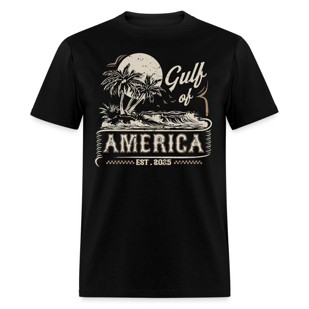 Gulf of America Est. 2025 Retro Beach T Shirt