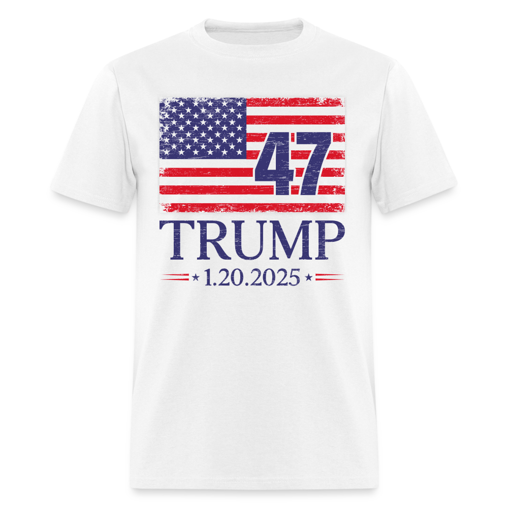 Trump Inauguration Day 2025 USA Flag T Shirt