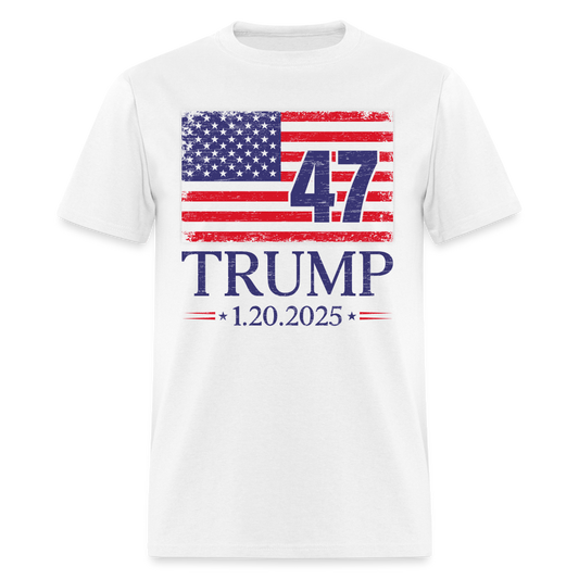 Trump Inauguration Day 2025 USA Flag T Shirt