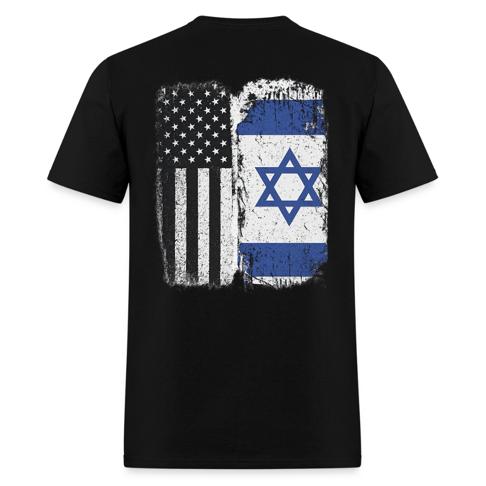 Israeli American Flag T Shirt