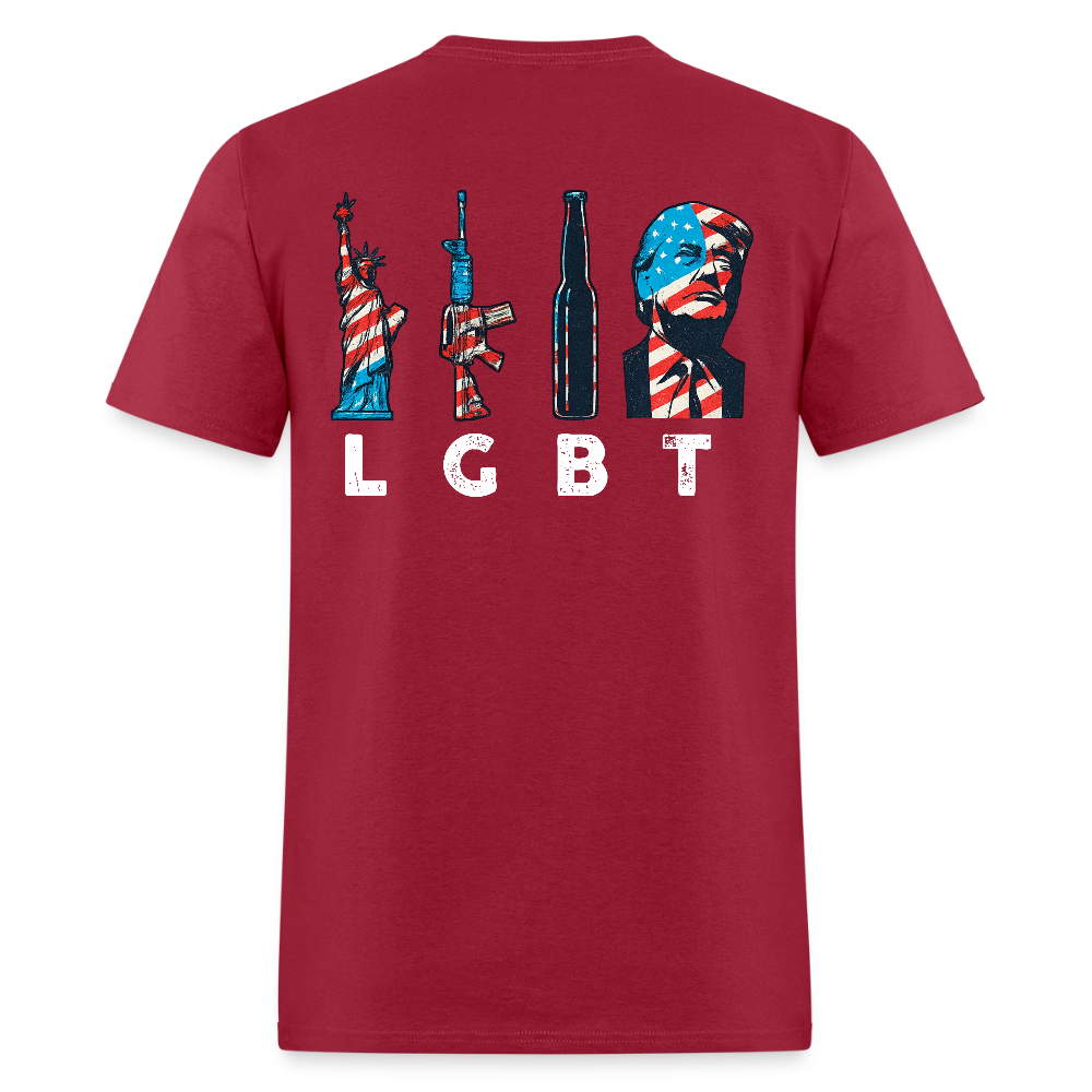 L.G.B.T Liberty Guns Beer Trump Vintage T Shirt