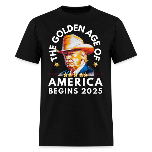 The Golden Age Of America Begins 2025 Front Print T Shirt