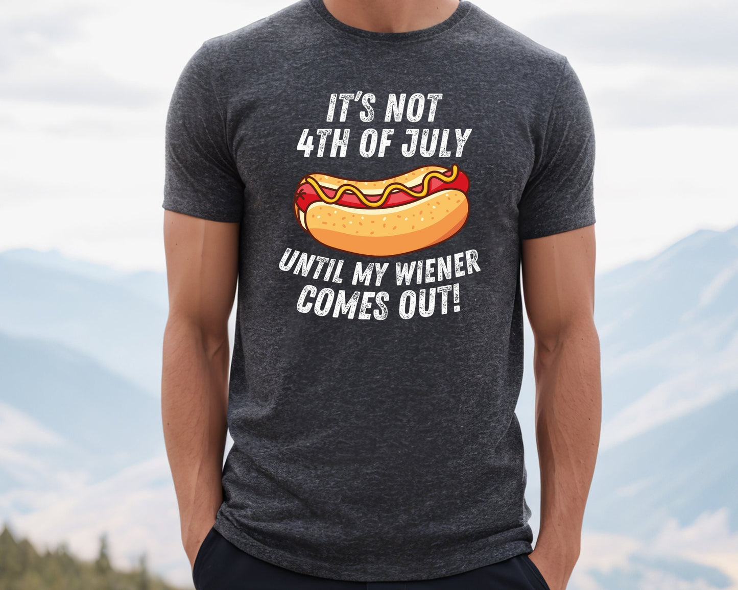 4th July It'S 4th July Until Wiener Comes Independence Day Tee 4th July Dog Lovers July 4th (3)