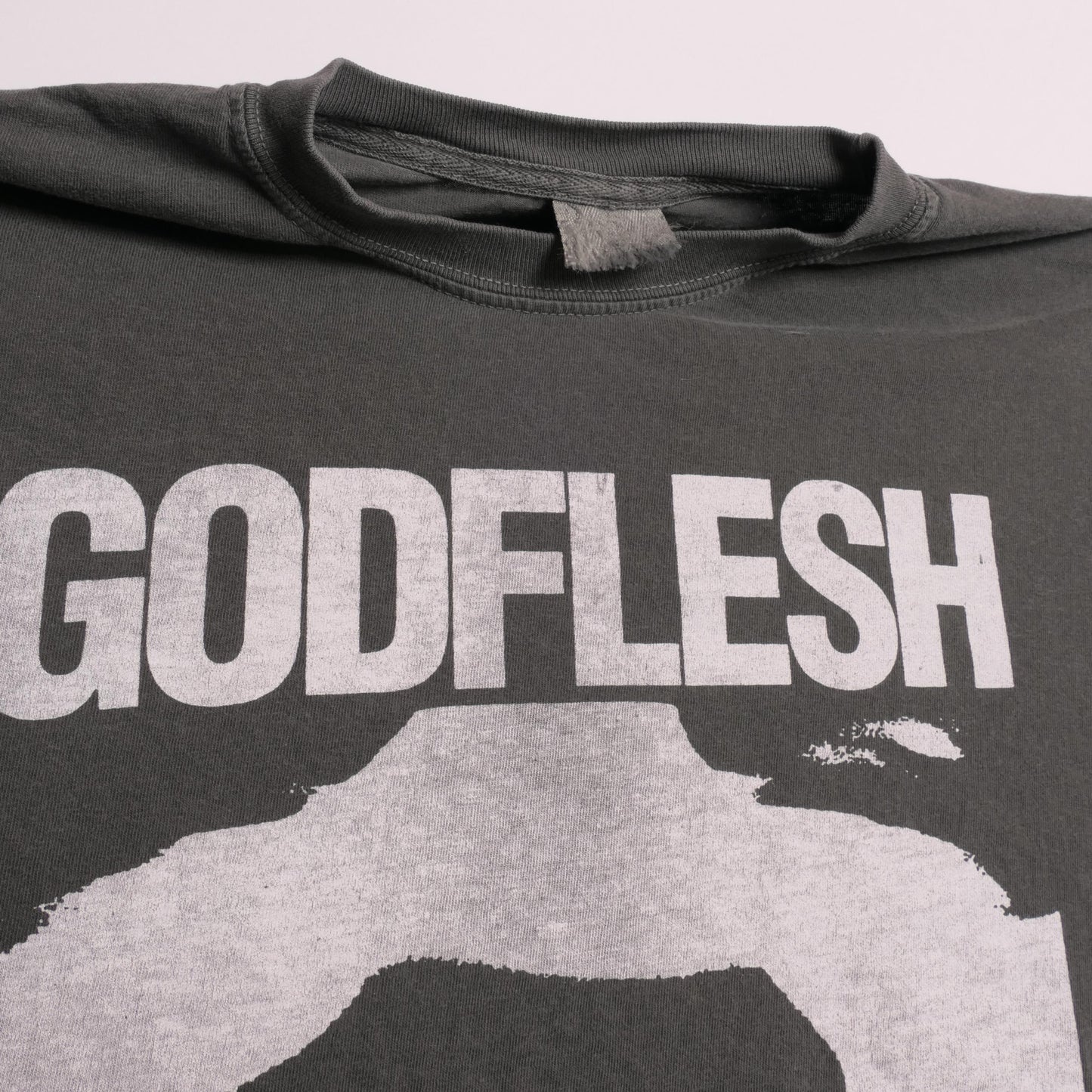 Godflesh Band Tee Industrial Post Metal Experimental Metal Swordfish Ultra Faded Boxy Glam Rock Alternative Heavyweigh Medium (3)