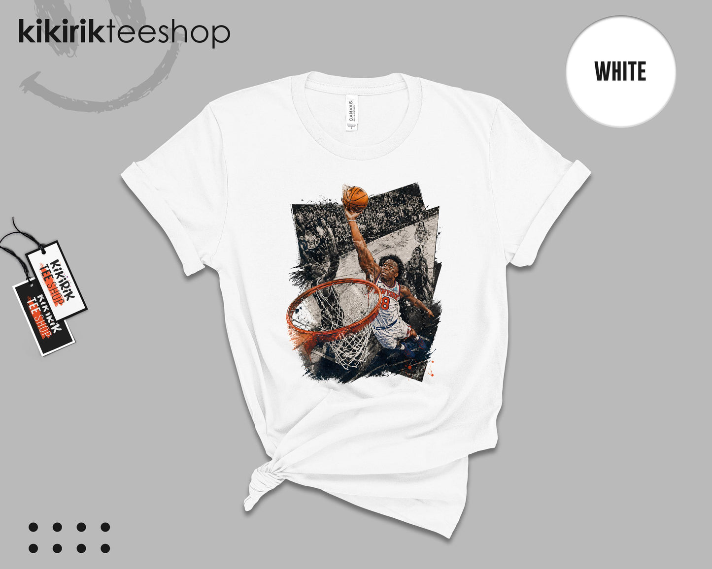 Og Anunoby Hand God York Knicks Retro Basketball Tee Option (3)