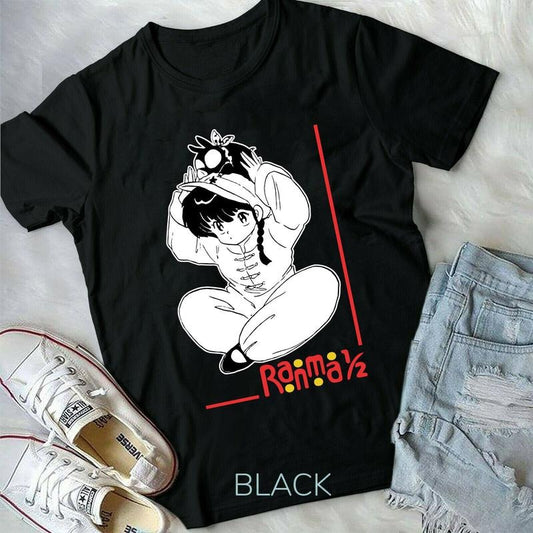 Ranma 1/2 Nibun-no-Ichi Japanese Inspired by Anime Illustration unisex Shirt Hoodie, Sweatshirt | InkThreadWorks.com