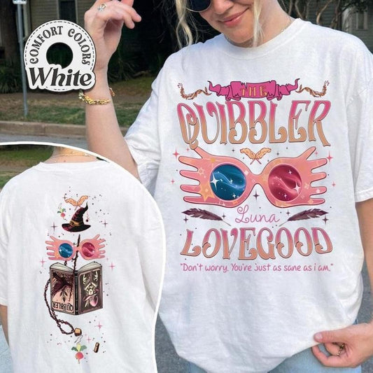 2 Sided, The Quibbler Wizard School T-Shirt