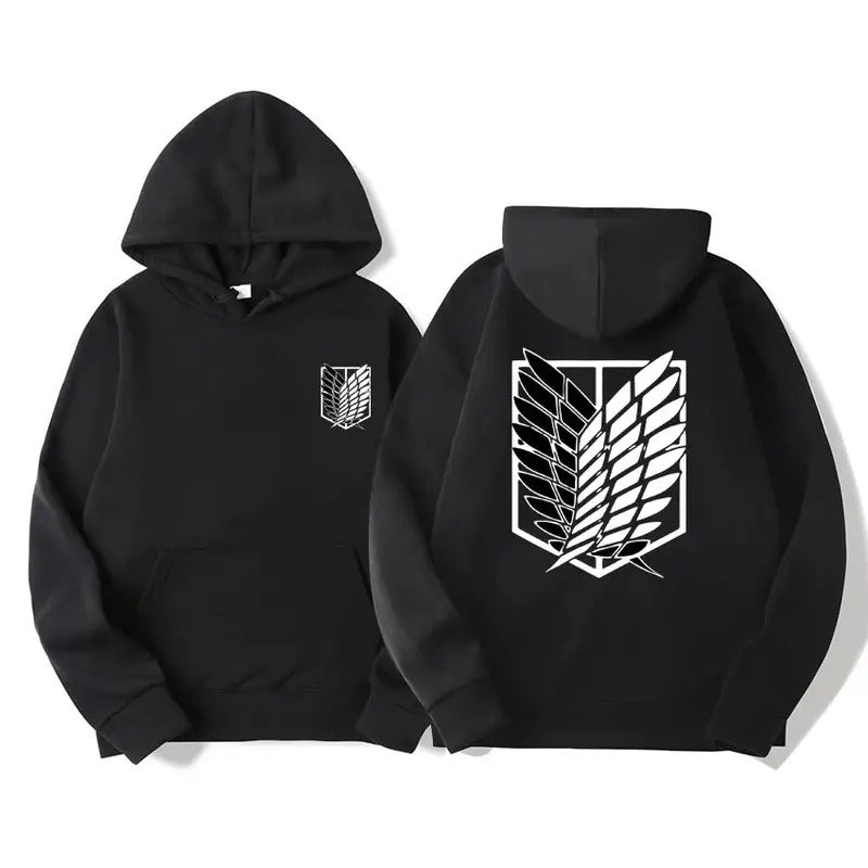 2 Sides Attack on Titan Hoodie, Gift For Fan, Gift For Her, Gift For Him T-Shirts, Sweatshirt | InkThreadWorks.com