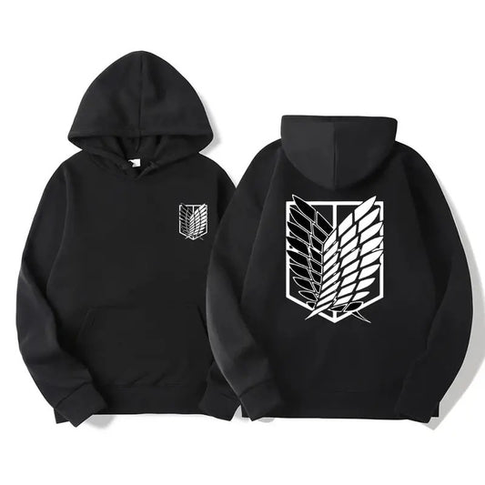 2 Sides Attack on Titan Hoodie, Gift For Fan, Gift For Her, Gift For Him T-Shirts, Sweatshirt | InkThreadWorks.com