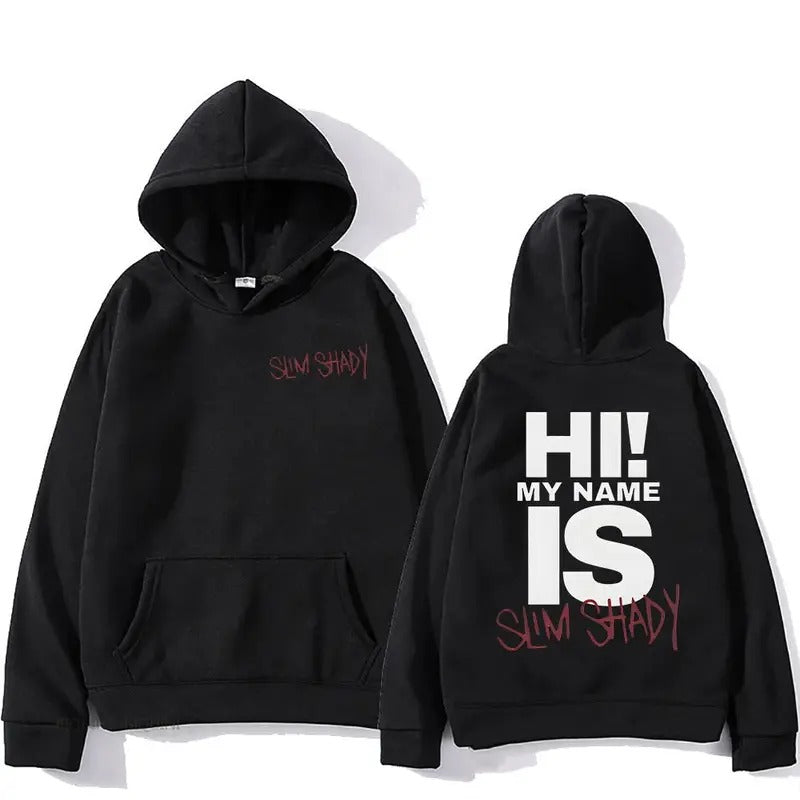 2 Sides Eminem Slim Shady Hoodie, Gift For Fan, Gift For Her, Gift For Him T-Shirts, Sweatshirt | InkThreadWorks.com