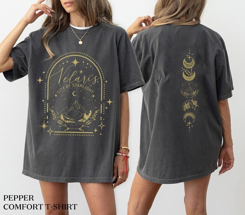 2 slide design, Velaris ACOTAR Shirt, Velaris City Of Starlight, The Night Court Shirt, SJM Merch Shirt, Court of Dreams,...