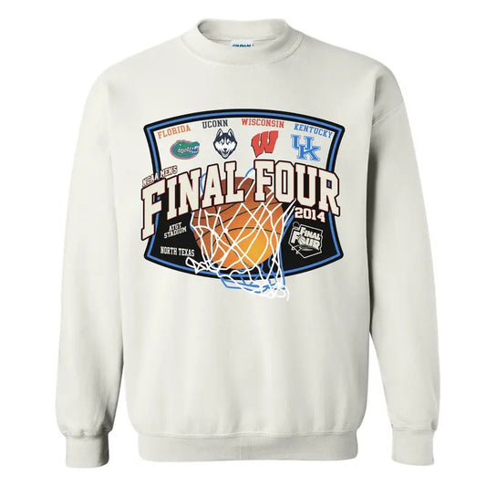 2014 NCAA Final Four Sweatshirt, Vintage College Sports Shirt, College Merch, Comfy Streetwear, Menswear Apparel
