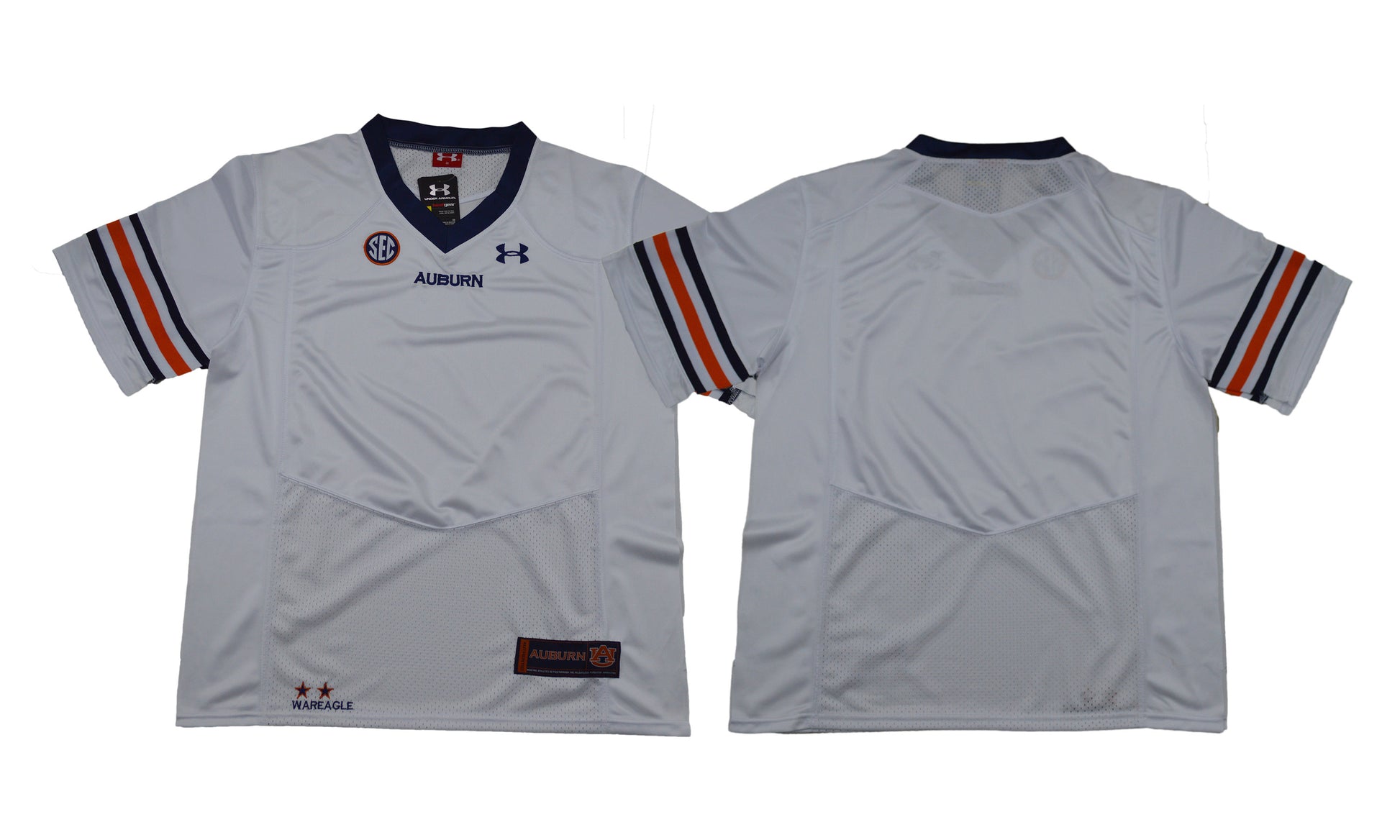 2017 Auburn Tigers Under Armour Blank White