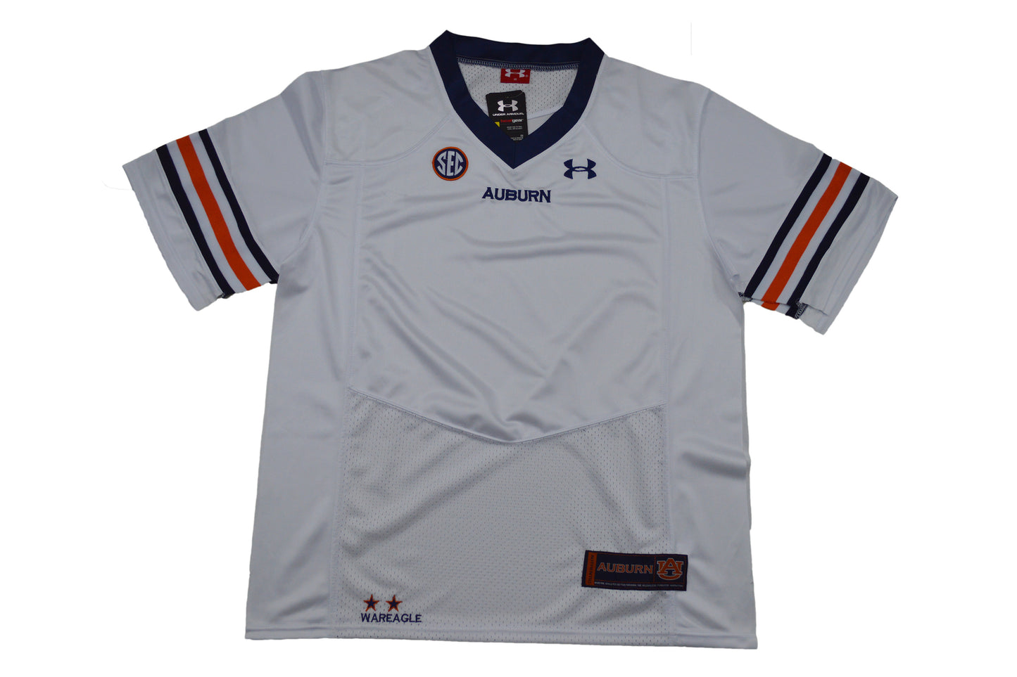 2017 Auburn Tigers Under Armour Blank White Front