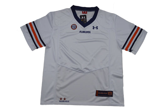 2017 Auburn Tigers Under Armour Blank White Front