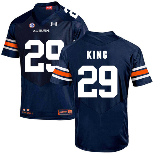 2017 Auburn Tigers Under Armour Brandon King 29 Navy