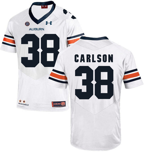 2017 Auburn Tigers Under Armour CARLSON 38 White