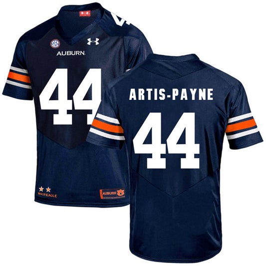 2017 Auburn Tigers Under Armour Cameron Artis-Payne 44 Navy