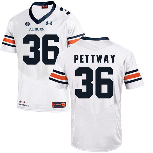 2017 Auburn Tigers Under Armour Cody Parkey 36 White