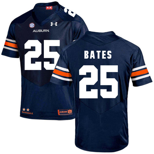 2017 Auburn Tigers Under Armour Daren Bates 25 Navy
