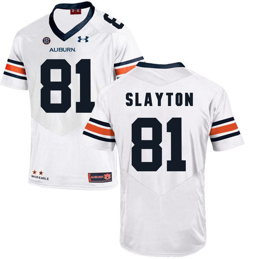 2017 Auburn Tigers Under Armour Darius Slayton 81 White