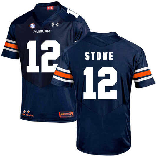 2017 Auburn Tigers Under Armour Eli Stove 12 Navy