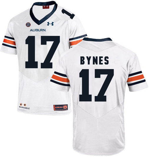 2017 Auburn Tigers Under Armour Josh Bynes 17 White