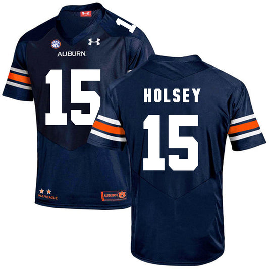 2017 Auburn Tigers Under Armour Joshua Holsey 15 Navy