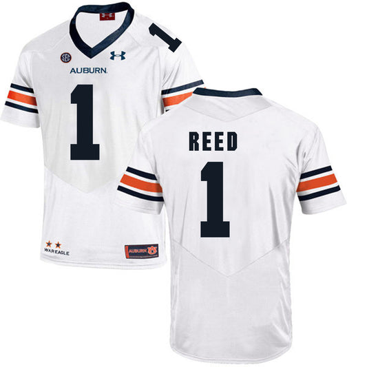 2017 Auburn Tigers Under Armour Trovon Reed 1 White