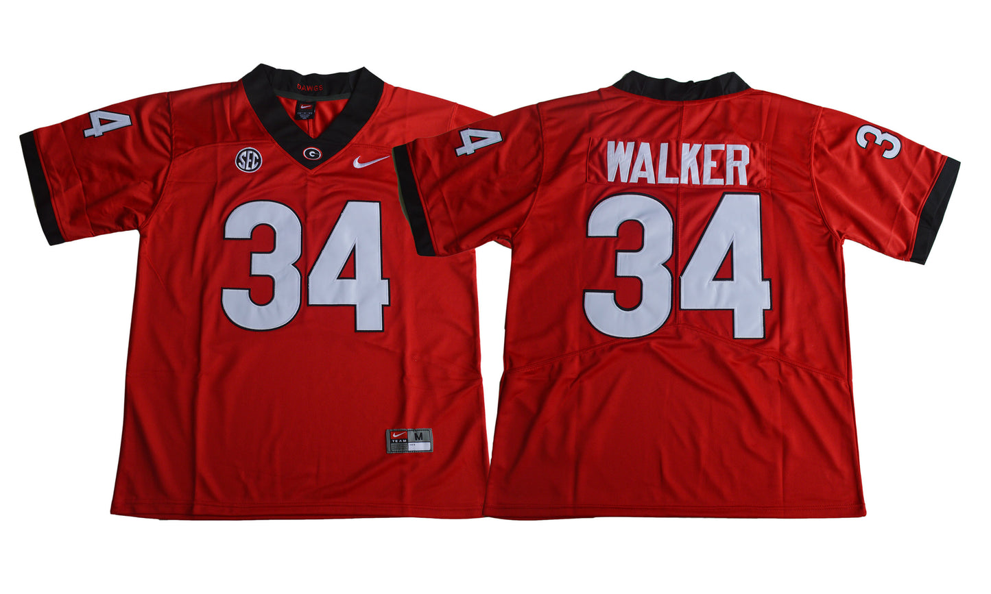 2017 Georgia Bulldogs 34 Red