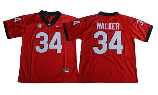 2017 Georgia Bulldogs 34 Red