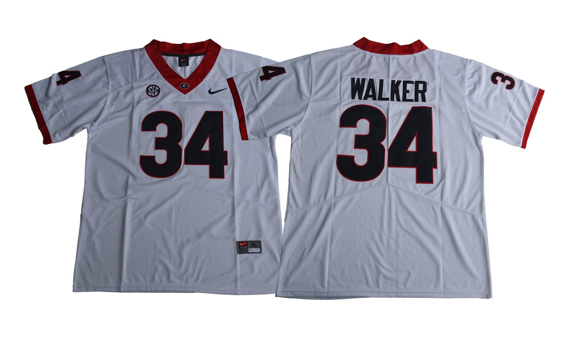2017 Georgia Bulldogs 34 White