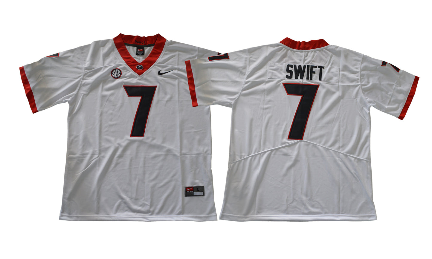 2017 Georgia Bulldogs White Swift 7