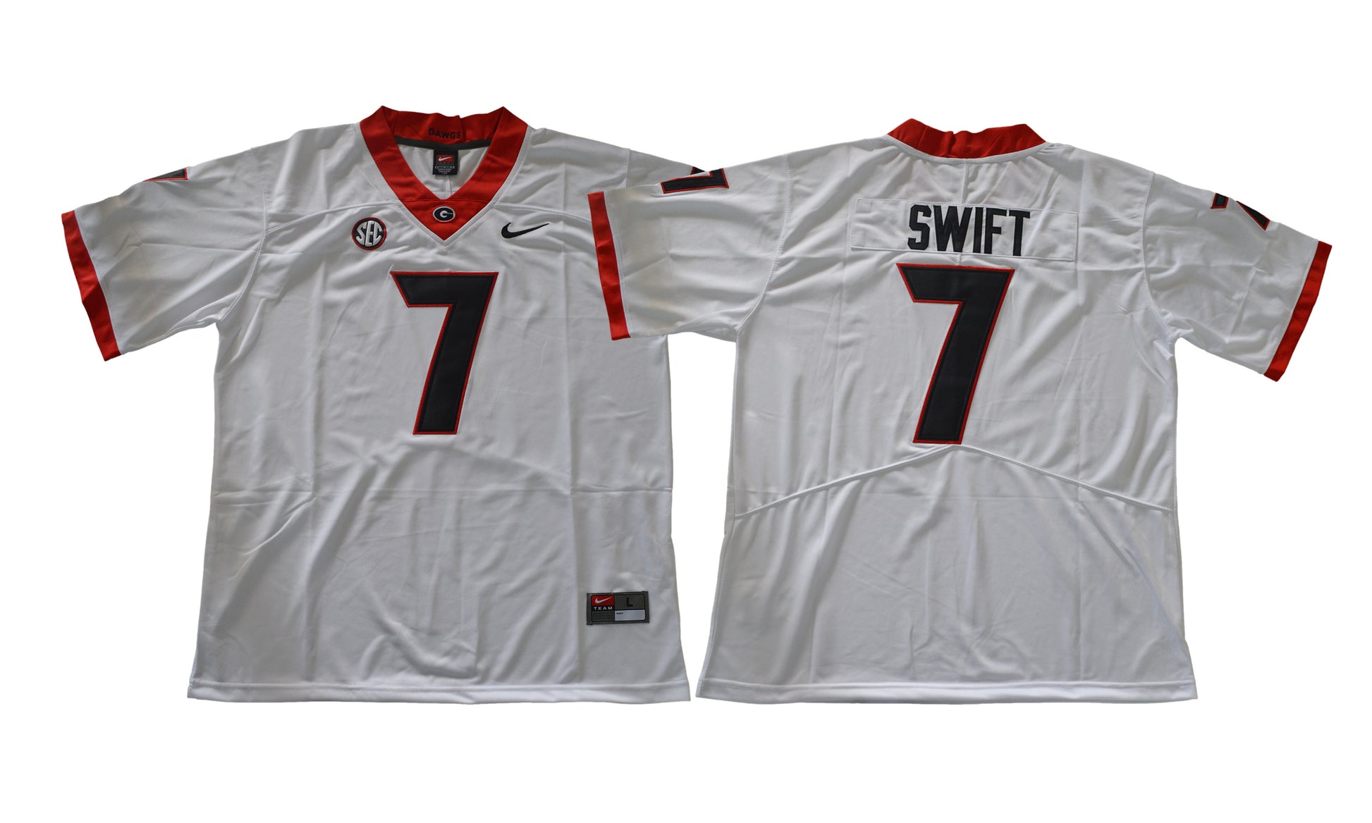 2017 Georgia Bulldogs White Swift 7