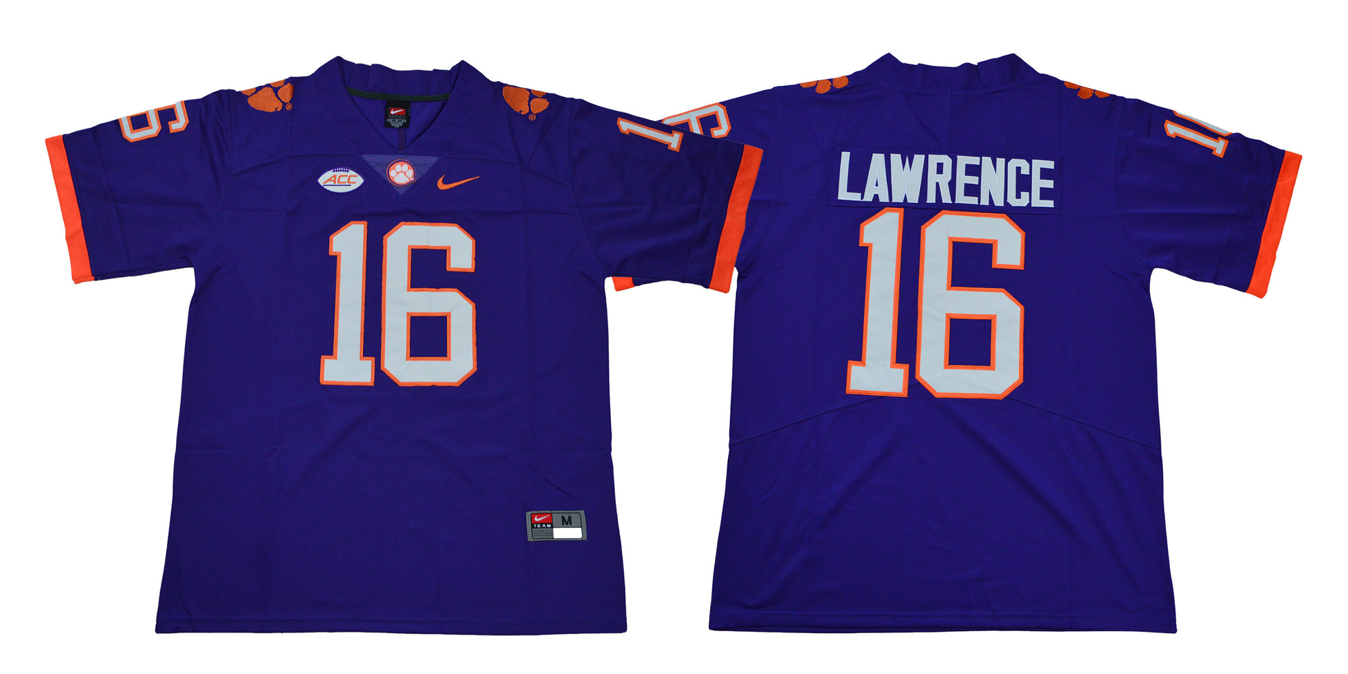 2018 Clemson Tigers 16 Purple