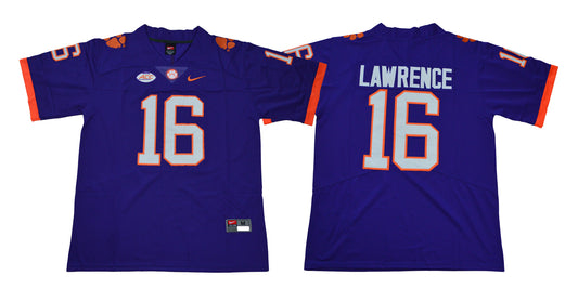 2018 Clemson Tigers 16 Purple