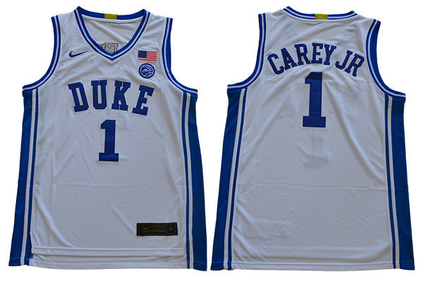 2019 DUKE Carey jr 1 White