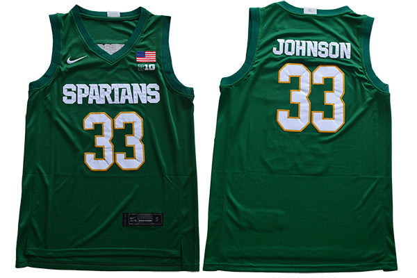 2019 Michigan State Spartans 33 Green