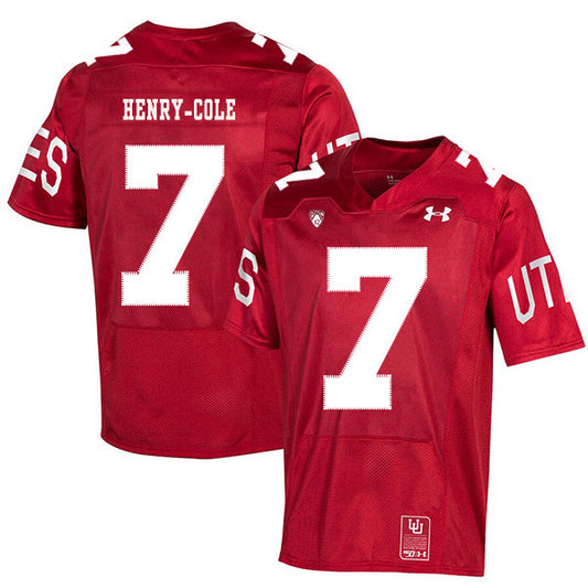 2019 NCAA Football Utah Utes 150th anniversary #7 Devonta'e Henry-Cole