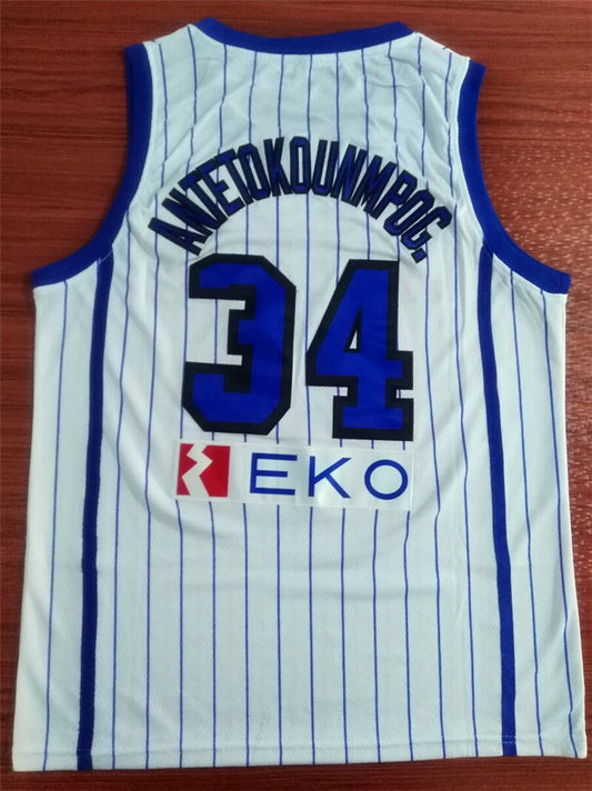 2019 World Cup USA Team Basketball #34 Antetokounmpog Style 2