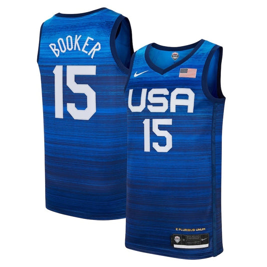 2021 USA Tokyo Summer Olympics #15 Devin Booker Style 2