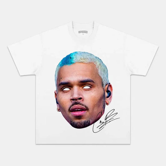 2024 Chris Big Face Breez Vintage Tee Hoodie, Sweatshirt | InkThreadWorks.com