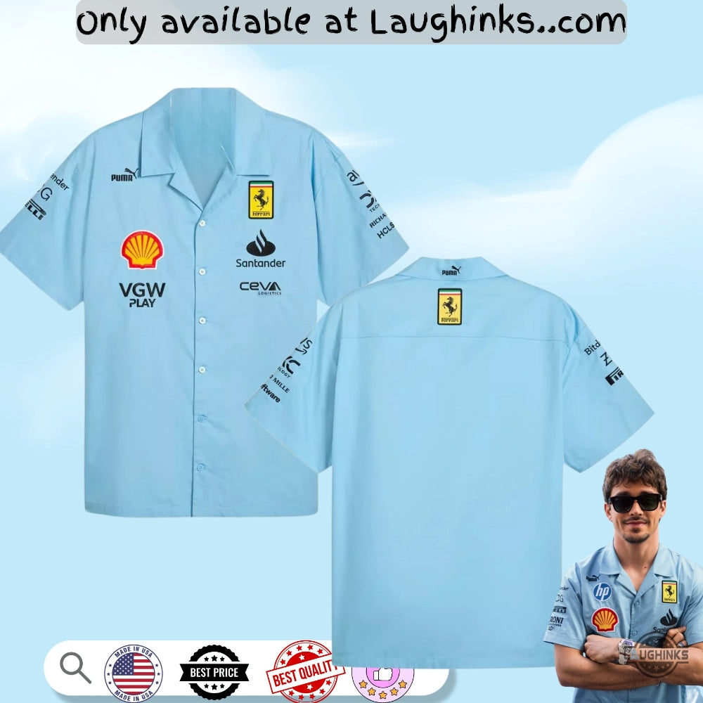 2024 F1 Grand Prix Scuderia Ferrari Miami Hawaiian Shirt