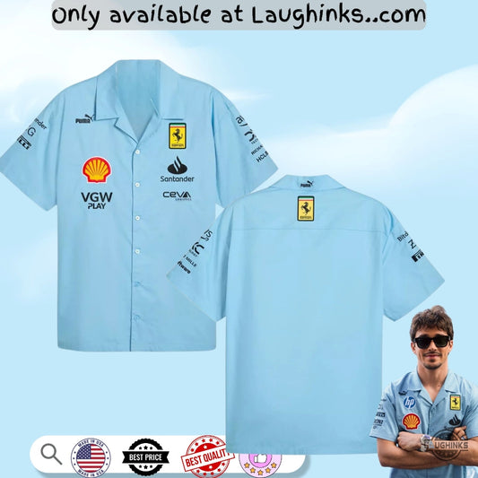 2024 F1 Grand Prix Scuderia Ferrari Miami Hawaiian Shirt